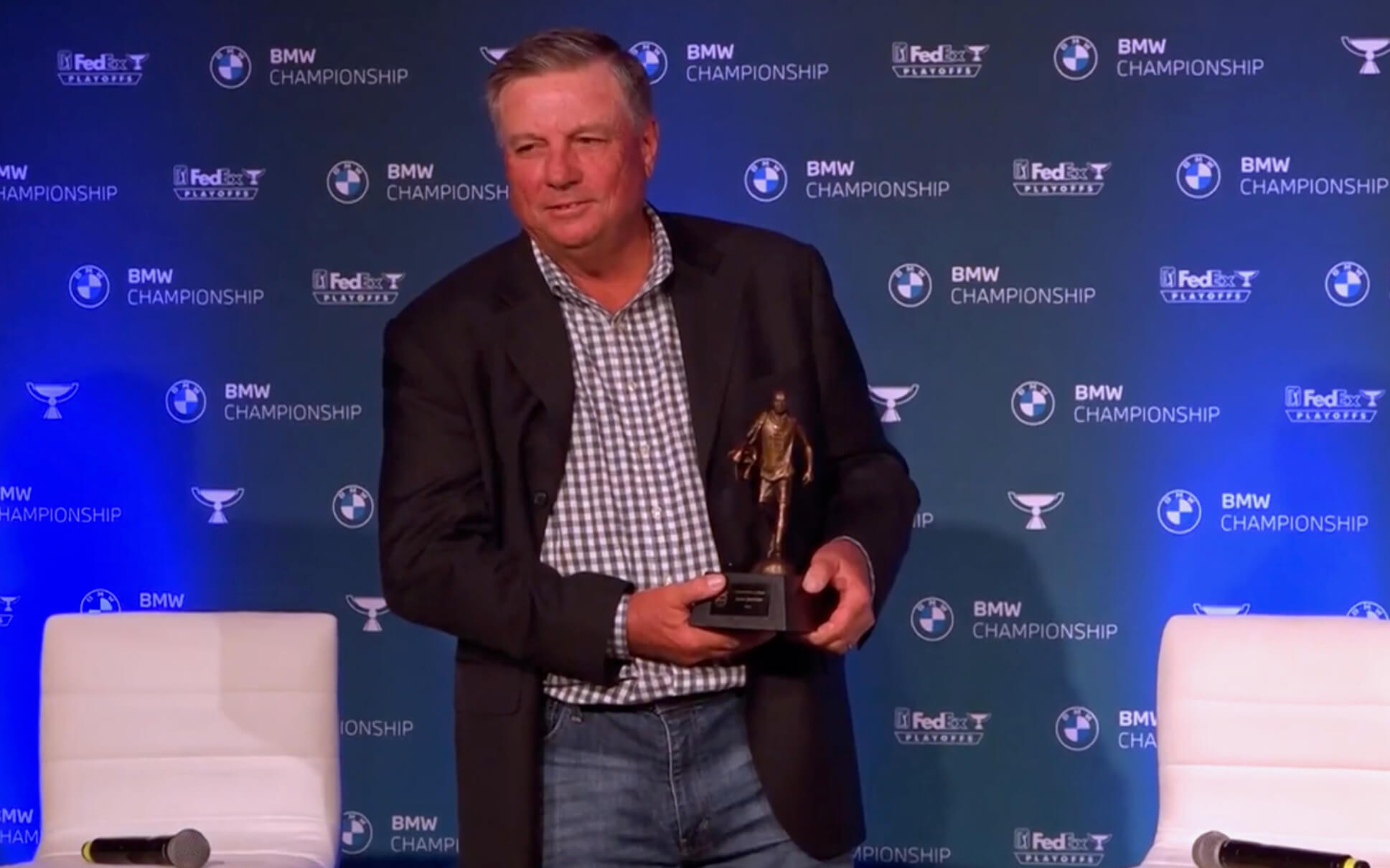 Jimmy Johnson touched by Caddie Hall of Fame honor Caddie Network